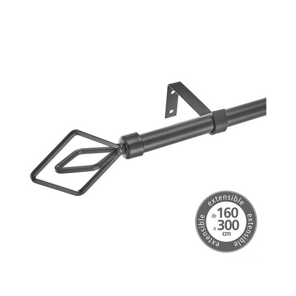 Galerie de perdea 160-300 cm extensibilă din metal – Casa Selección-image-1