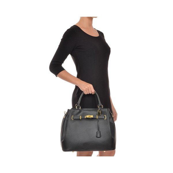 Geantă din piele Isabella Rhea Paris Nero, negru-image-3