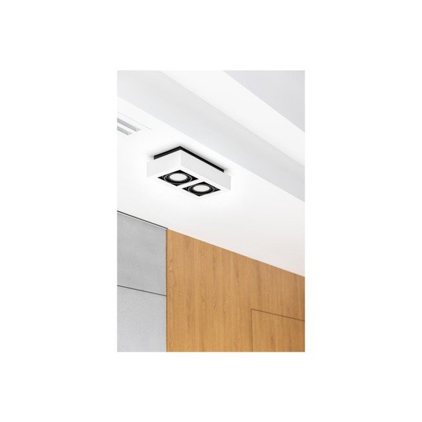 Plafonieră albă cu abajur din metal 34x18,5 cm Loid – GTV-image-2