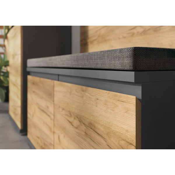 Pantofar cu bancă cu aspect de lemn de stejar  Lissabon - Germania-image-1