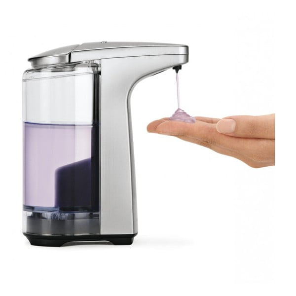 Dispenser de săpun cu senzor din metal gri 237 ml - simplehuman-image-3