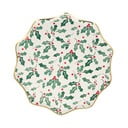 Tăvi de unică folosință 8 buc. din hârtie Holly Pattern – Meri Meri