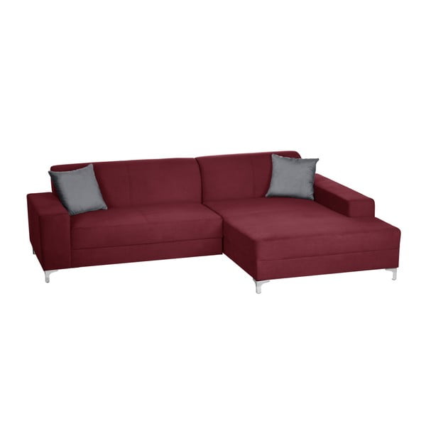 Canapea cu șezlong pe partea dreaptă Florenzzi Bossi, roșu