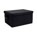 Cutie de depozitare neagră din material textil cu capac 35x19x26 cm Soft Storage – Bigso Box of Sweden