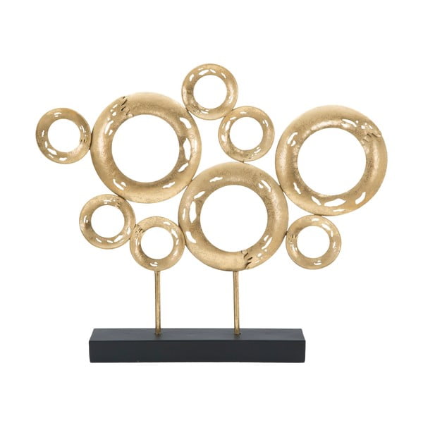 Decorațiune Mauro Ferretti Circle, înălțime 41 cm, auriu