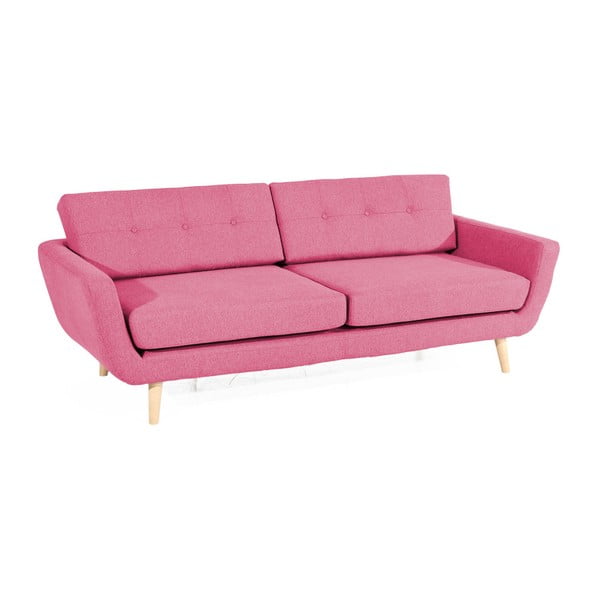 Canapea 3 locuri Max Winzer Melvin, roz