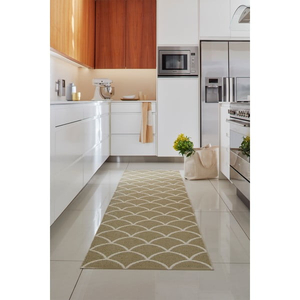 Covor tip traversă pentru interior și exterior bej 70x225 cm Kotte Sand – Pappelina-image-4