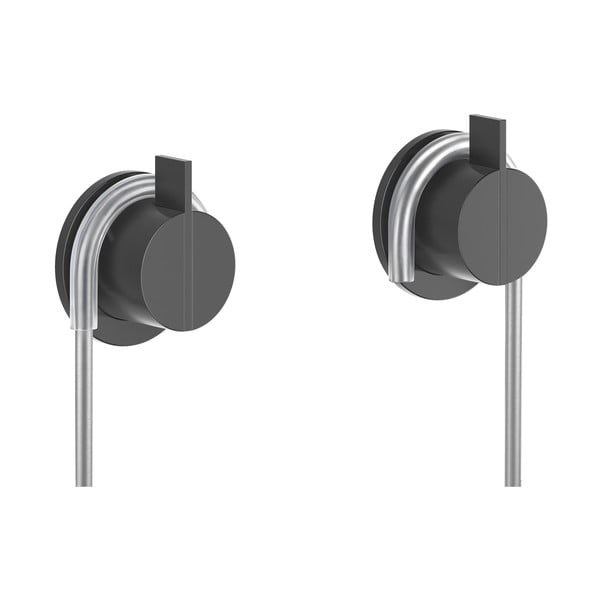 Raft pentru baie argintiu suspendat din oțel inoxidabil Origin – Metaltex-image-2