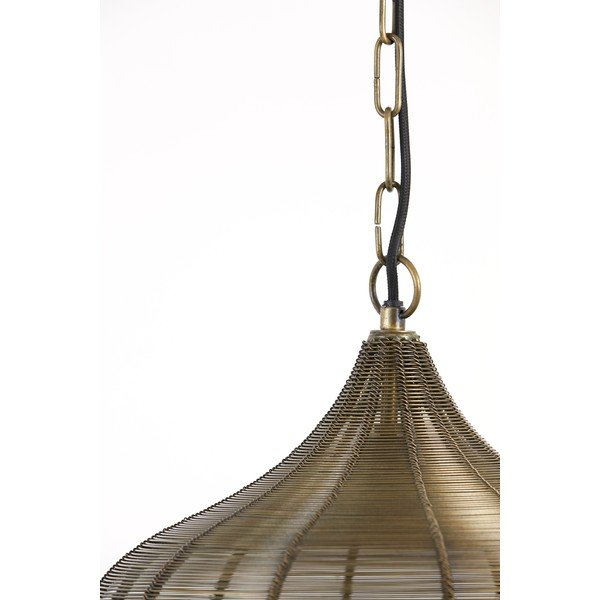 Lustră bronz din metal ø 36 cm Alvaro – Light & Living-image-3