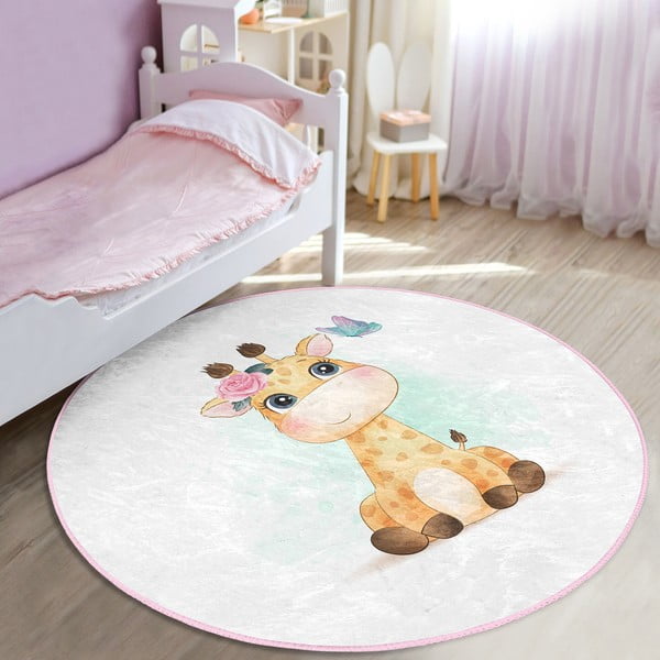 Covor pentru copii alb ø 120 cm Comfort – Mila Home-image-1