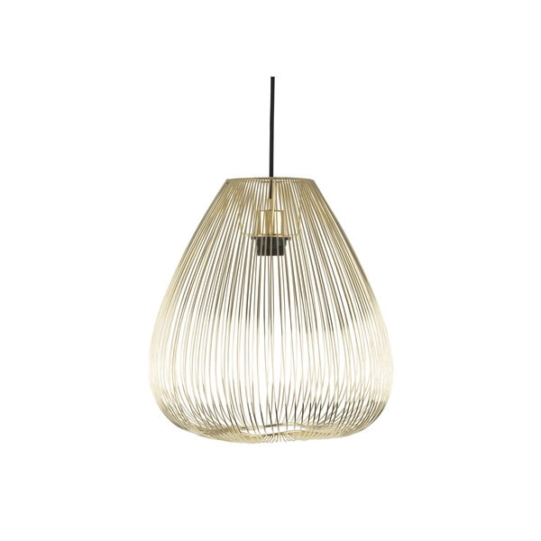 Lustră din metal Leitmotiv Lucid, ø 35 cm, auriu-image-2