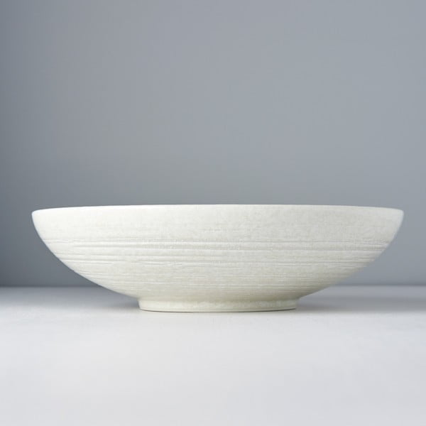 Bol servire din ceramică MIJ Star, ø 28 cm, alb-image-1