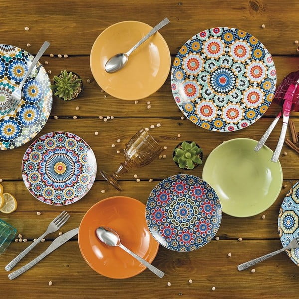 Serviciu de masă 18 buc. din porțelan Marrakesh – VDE Tivoli 1996-image-2