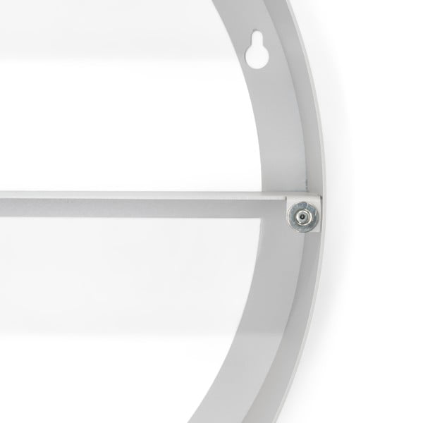 Dulap de baie taupe suspendat/cu oglindă din metal 55x55 cm Sonnet – Spinder Design-image-3