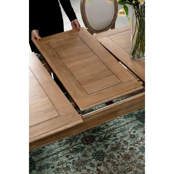 Masă de dining extensibilă din lemn de mango cu blat suplimentar 90x180 cm Domitille – Bizzotto-image-2