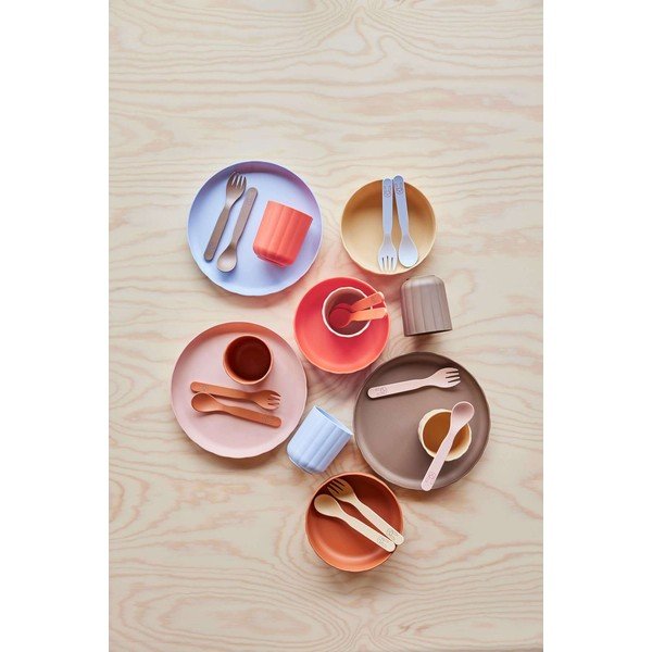 Set de veselă pentru copii 3 buc. din plastic Pullo – OYOY Mini-image-4