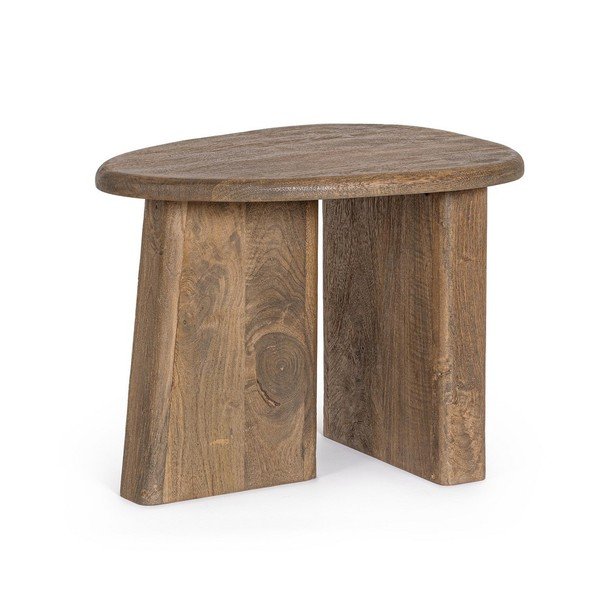 Măsuță de cafea în culoare naturală din lemn de mango 45x60 cm Zacatecas – Bizzotto-image-1