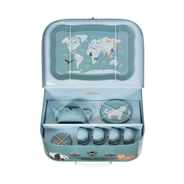 Veselă de jucărie pentru copii Endangered Animals – Sass & Belle