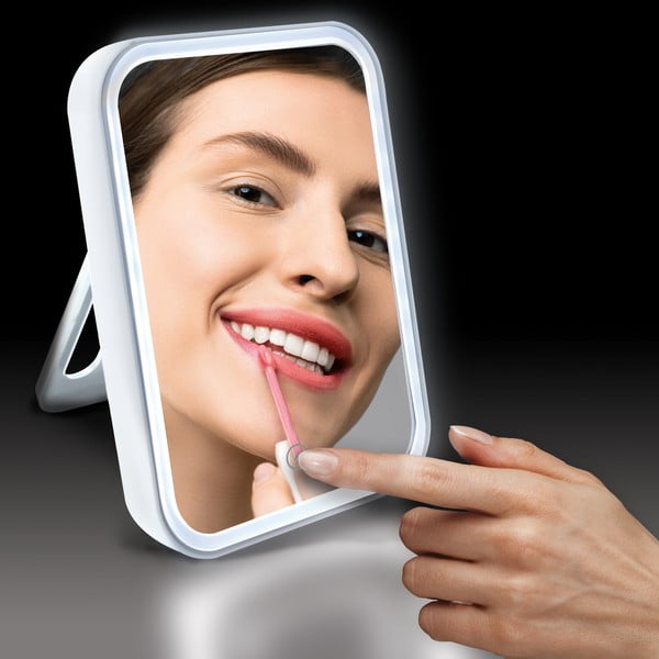Oglindă cosmetică cu led 15x20 cm Ania – MSV-image-1