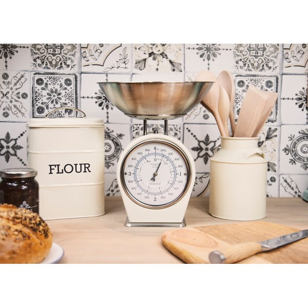 Cântar de bucătărie Kitchen Craft Living Nostalgia, 4 kg, crem-image-1