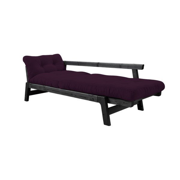Canapea extensibilă Karup Step Black/Purple Plum-image-4