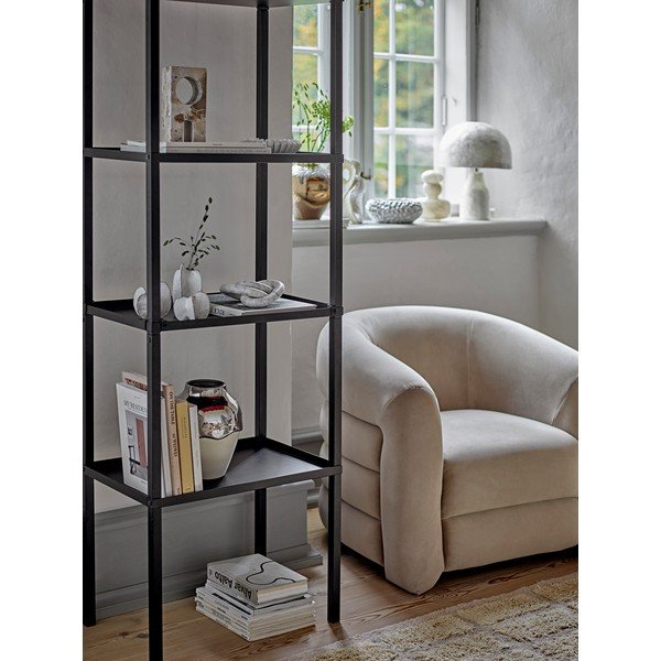 Etajeră neagră din metal 59x90x38 cm Loups – Bloomingville-image-3