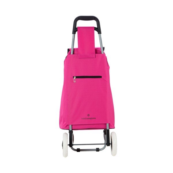 Geantă de cumpărături cu roți Lulucastagnette Cosette, 37 l, roz-image-2