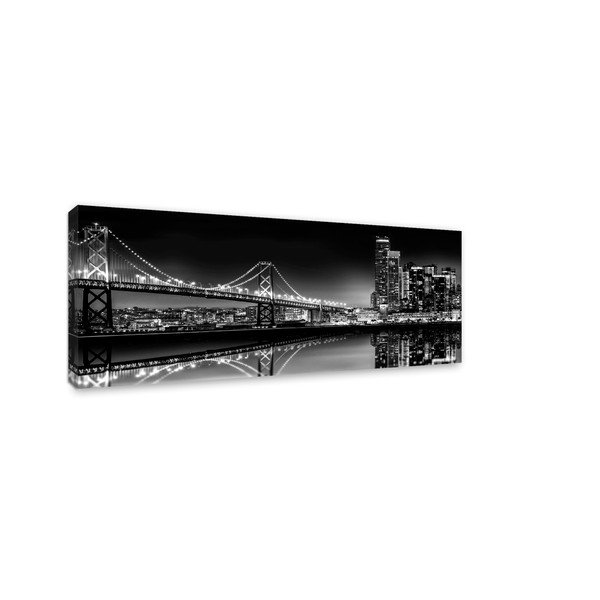 Tablou Styler Canvas Silver Bridge, 60 x 150 cm-image-1