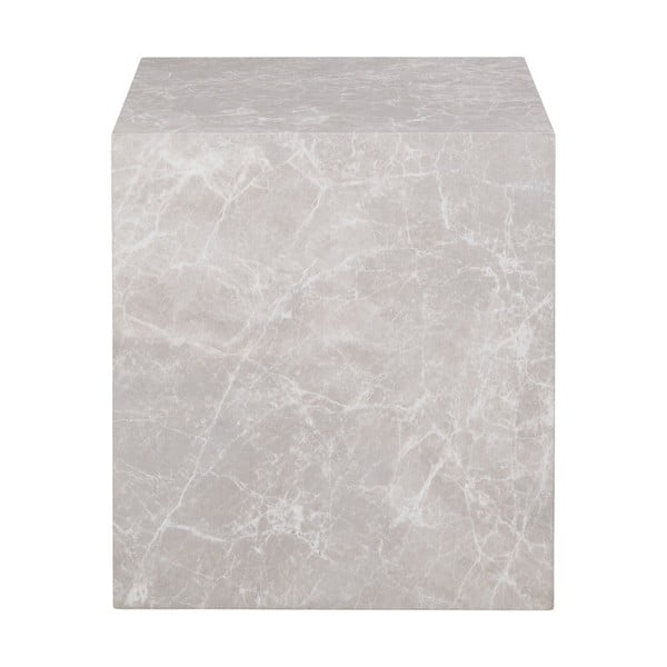 Măsuță auxiliară cu aspect de marmură 40x40 cm Prague – House Nordic-image-2