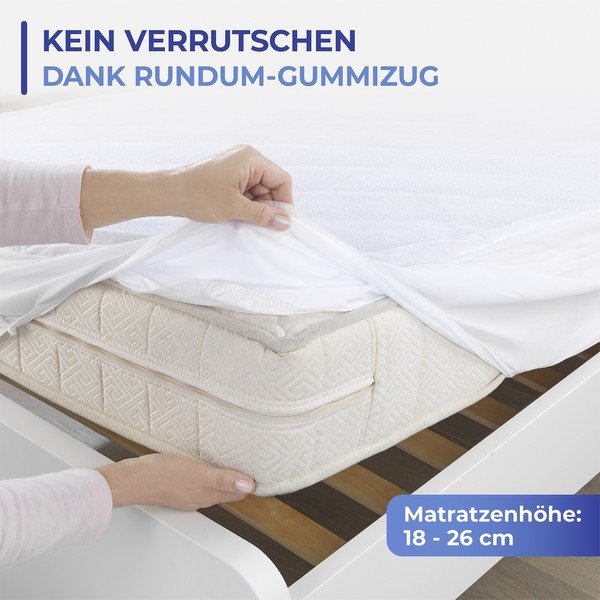 Protecție pentru saltea rezistentă la apă/antialergică 100x200 cm – Maximex-image-1