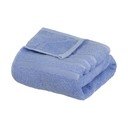 Prosop albastru din bumbac din frotir 70x140 cm Simple – Casa Selección