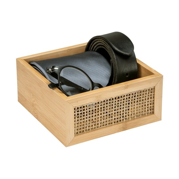 Organizator baie din bambus Wenko Allegre, 15 x 7 cm-image-3