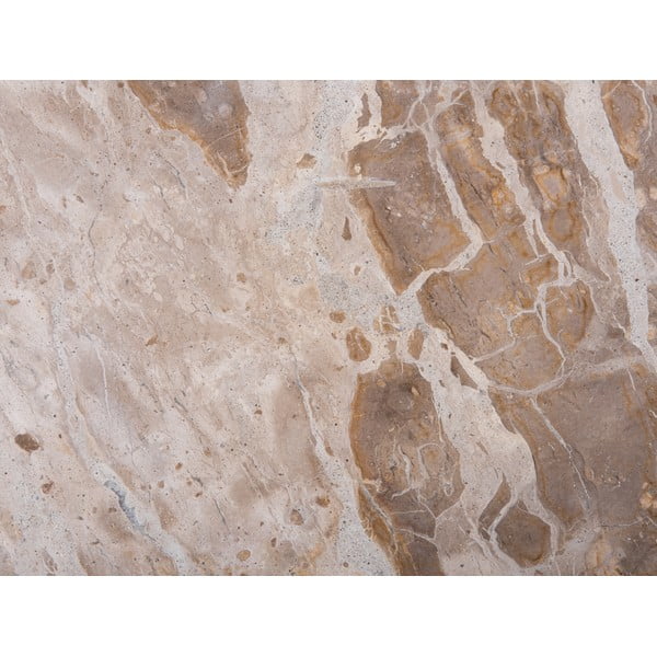 Măsuță auxiliară rotundă cu blat cu aspect de marmură ø 40 cm Force   – Leitmotiv-image-4