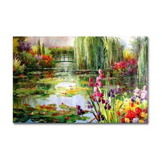 Reproducere tablou pe pânză Impressionist Garden, 70 x 45 cm