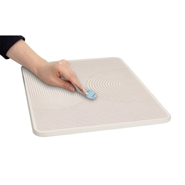 Scurgător de vase bej din diatomit 40x30 cm Damon – Wenko-image-2