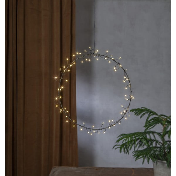 Decorațiune luminoasă neagră ø 30 cm  de  Crăciun Nike – Star Trading-image-1