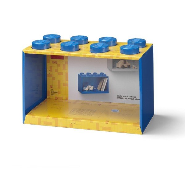 Raft de perete pentru copii LEGO® Brick 8, albastru-image-2
