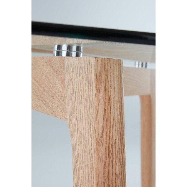 Masă de dining rotundă din lemn de stejar ø 120 cm Malevik – Jotex-image-3