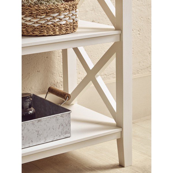 Etajeră albă din lemn de pin 40x81x81 cm Heritage – Premier Housewares-image-4