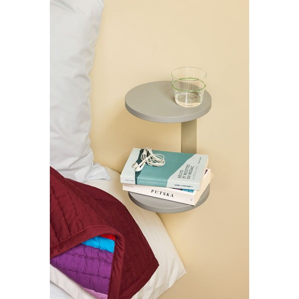 Noptieră gri suspendată Oto – Hübsch-image-3