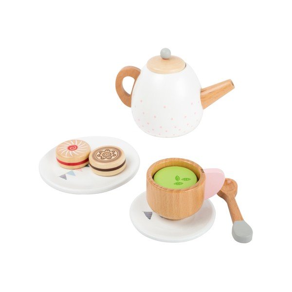 Set din lemn pentru servit ceaiul Legler Tea-image-3