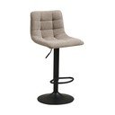 Scaun de bar bej cu înălțime ajustabilă tapițat (înălțime șezut 61 cm) Middelfart – House Nordic