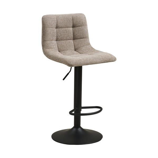 Scaun de bar bej cu înălțime ajustabilă tapițat (înălțime șezut 61 cm) Middelfart – House Nordic