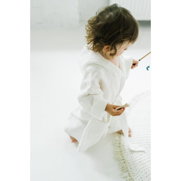 Halat din in pentru copii Linen Tales Nature, măr. 122 - 128, alb-image-3