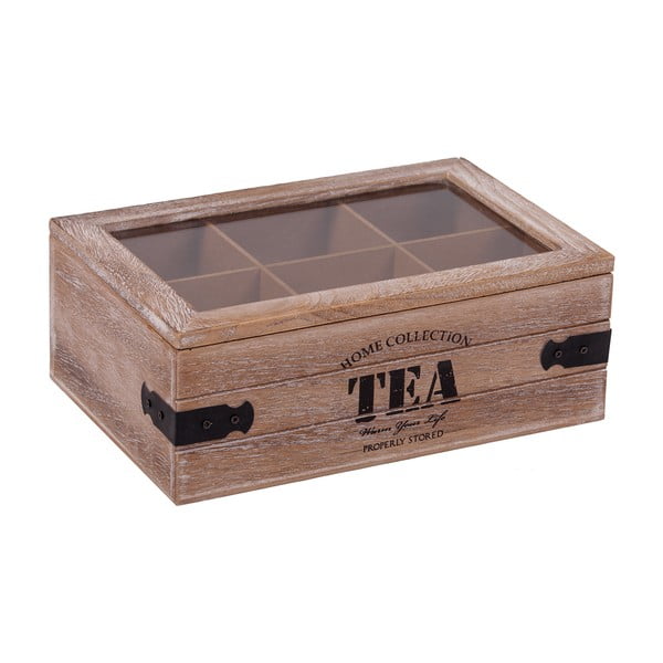 Cutie pentru pliculețe de ceai Tea Brown