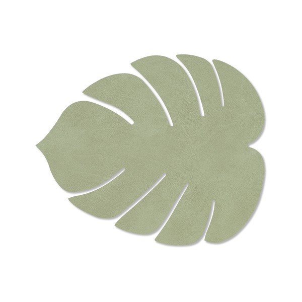 Suport pentru farfurii din piele ecologică 22x26 cm Monstera Leaf Nupo – LIND DNA