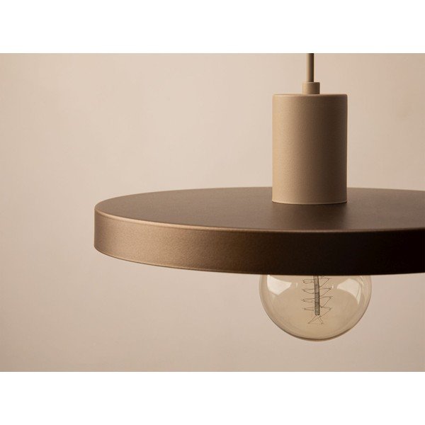 Lustră maro deschis din metal ø 30 cm Ori – Micadoni -image-2