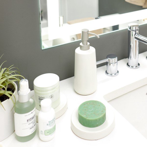 Săpunieră din ceramică iDesign Eco Vanity, alb-image-3