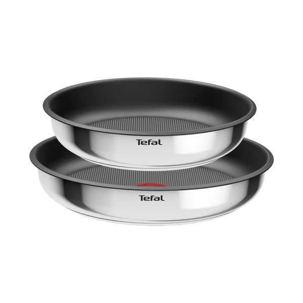 Tigăi cu suprafață antiaderentă/cu mâner reglabil 2 buc. din oțel inoxidabil ø 26 cm INGENIO Cook Eat L8813S75 – Tefal-image-2
