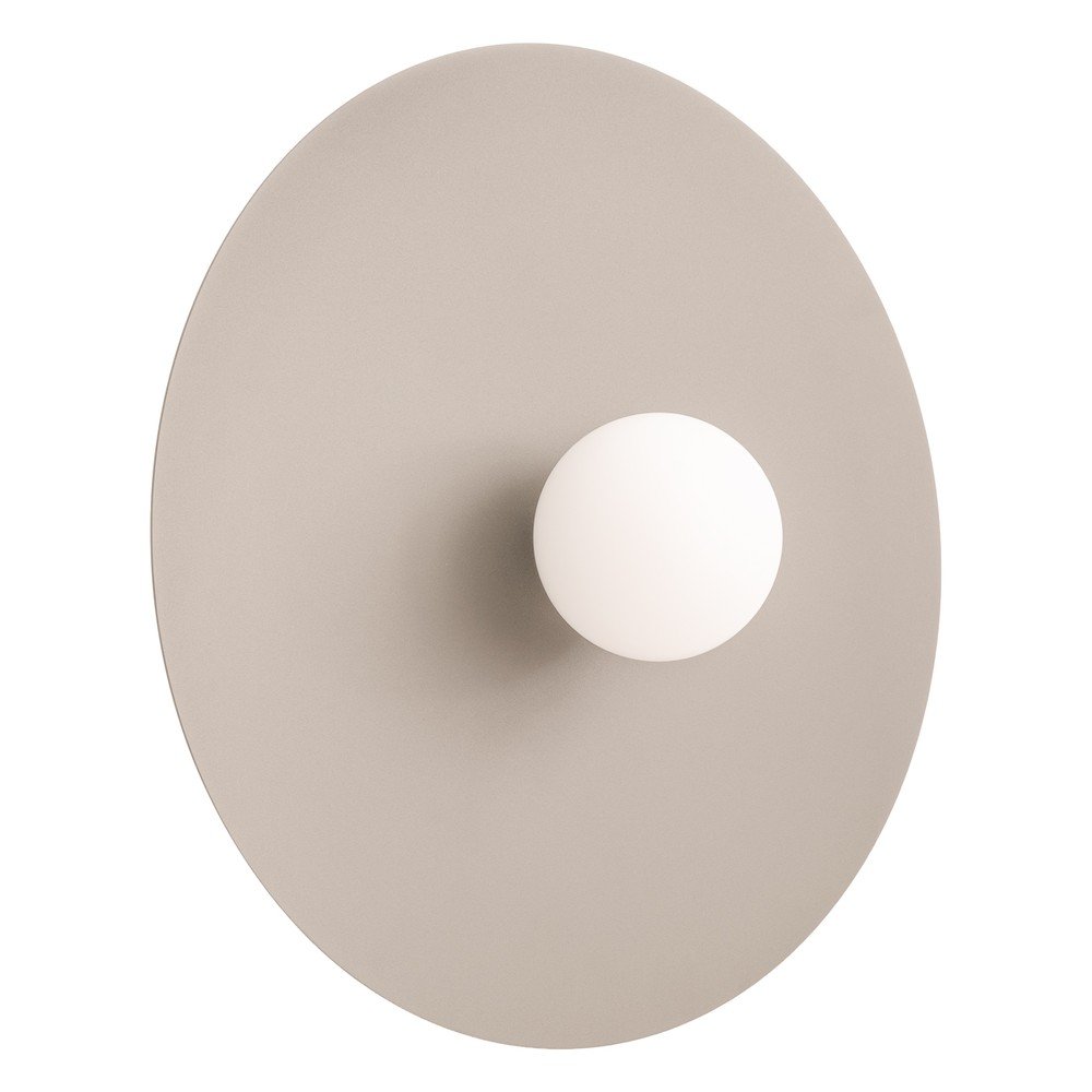 Aplică de perete taupe din metal ø 50 cm AKE – Thoro